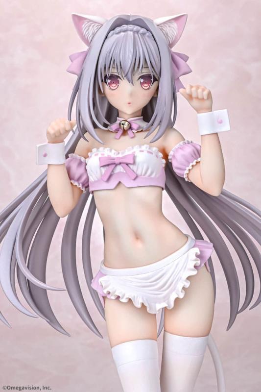 Tsuki ni Yorisou Otome no Sahou PVC Statue 1/6 Luna Sakurakouji Cat Maid Sakura Color Ver. 26 cm