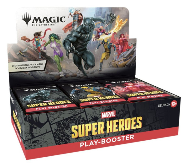 Magic the Gathering Marvel Super Heroes Play Booster Display (30) german 10