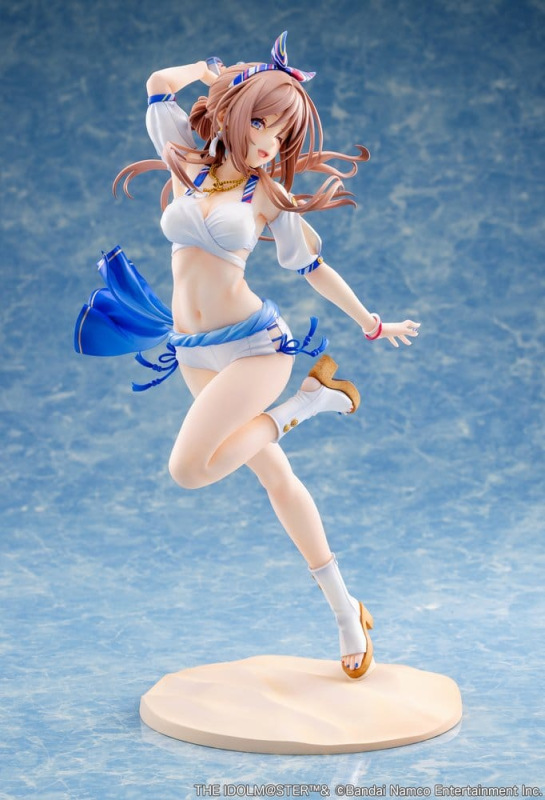 The Idolmaster Gakuen PVC Figure 1/7 Himesaki Rinami Kimi to Semi Blue Ver. With Bonus 27 cm 8