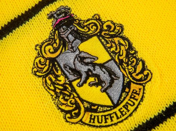 Harry Potter Scarf Hufflepuff Thin Stripes (Boxed) 160 cm 3