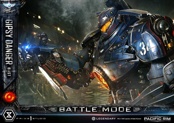 Pacific Rim Life Size Bust 1/1 Gipsy Danger Battle Mode 75 cm 3