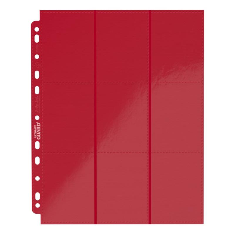 Ultimate Guard 18-Pocket Pages Side-Loading Red (10) 5