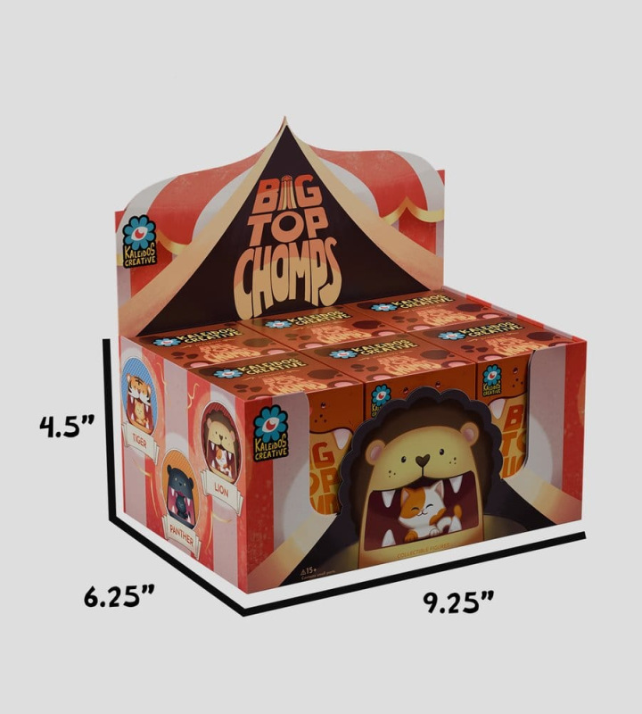 Big Top Chomps Mini Figures S1 6 cm Blind Box Display (6) 6