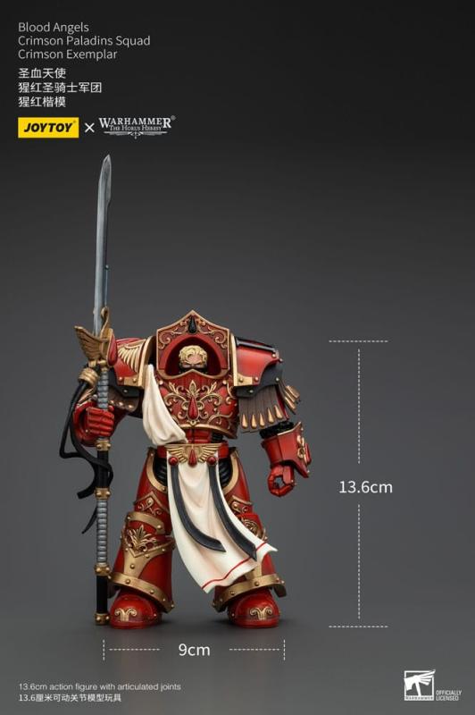 Warhammer The Horus Heresy Action Figure 1/18 Blood Angels Crimson Paladins Squad Crimson Exemplar 1