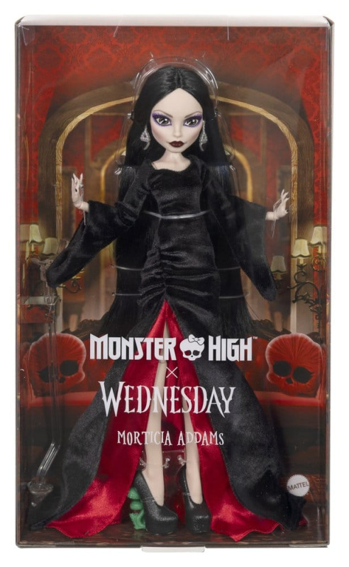 Monster High x Wednesday Collector Doll Morticia Addams 6