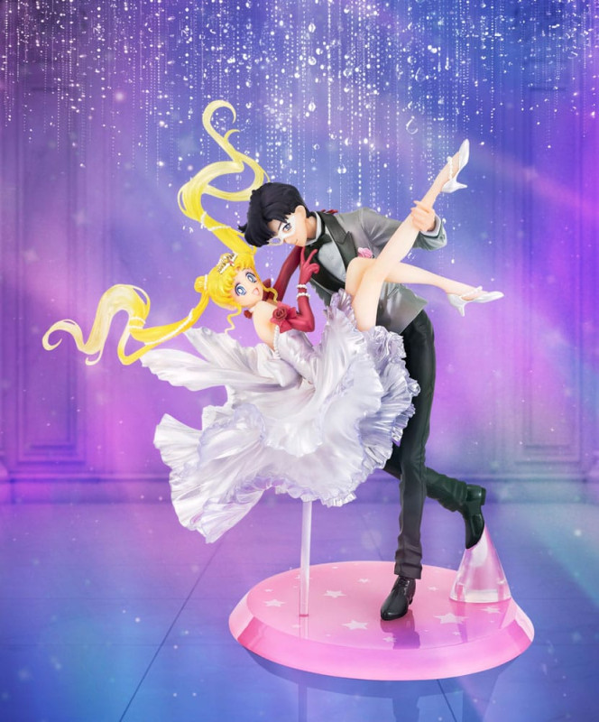Sailor Moon FiguartsZERO Chouette PVC Statue Usagi & Tuxedo Mask Moonlight Glow Edition 24 cm 7