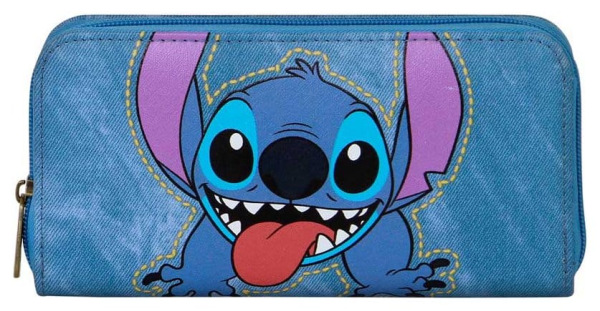 Lilo & Stitch Essential Coin Purse Updown Blue 1