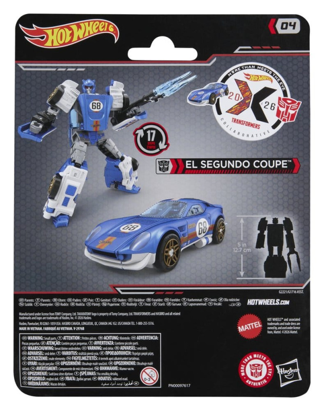 Transformers x Hot Wheels Collaborative Deluxe Class Action Figure El Segundo Coupe 13 cm 1