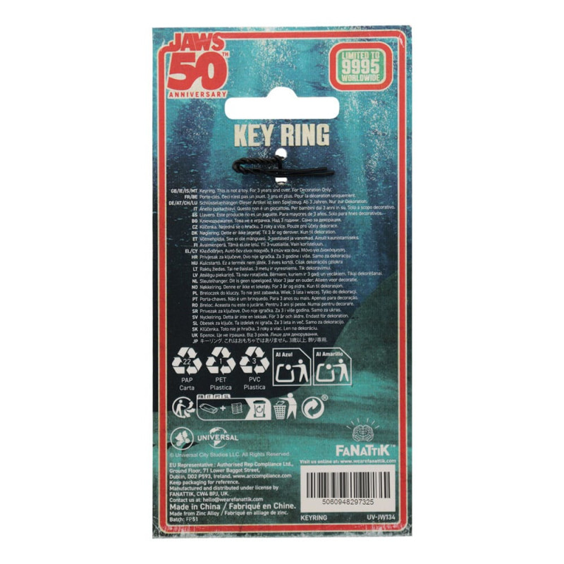 Jaws Keychain 50th Anniversary Regatta Boat Tour Limited Edition 2