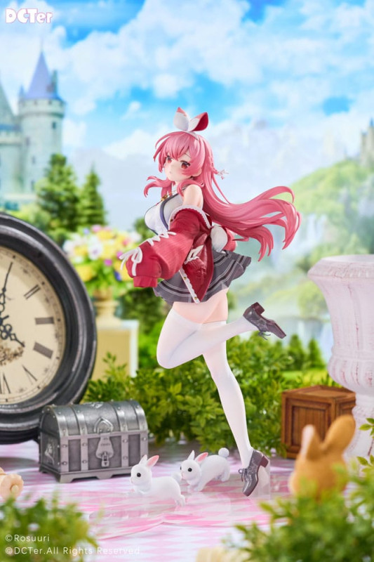 Rosuuri Original Character PVC Statue 1/7 White Rabbit Rosu Casual Clothes Ver. 25 cm 11