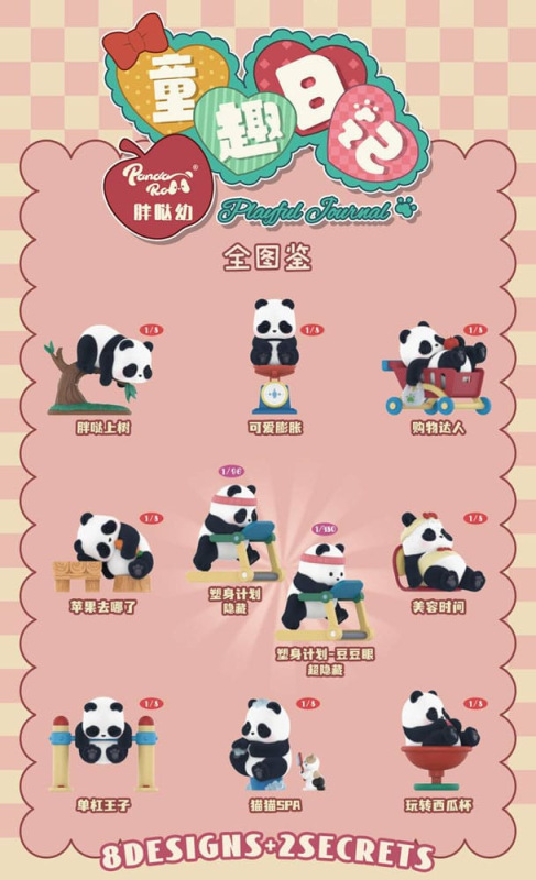 Panda Roll Blind Box Figures Assortment Playful Journal 7 cm (8) 14