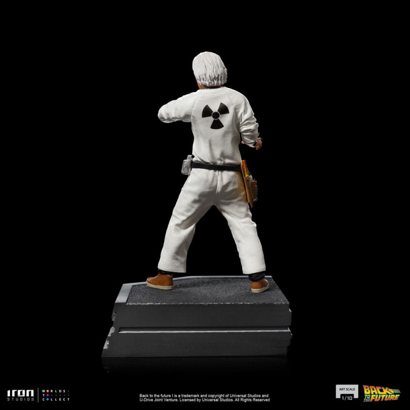 Back to the Future Art Scale Statue 1/10 Doc Brown 22 cm 4