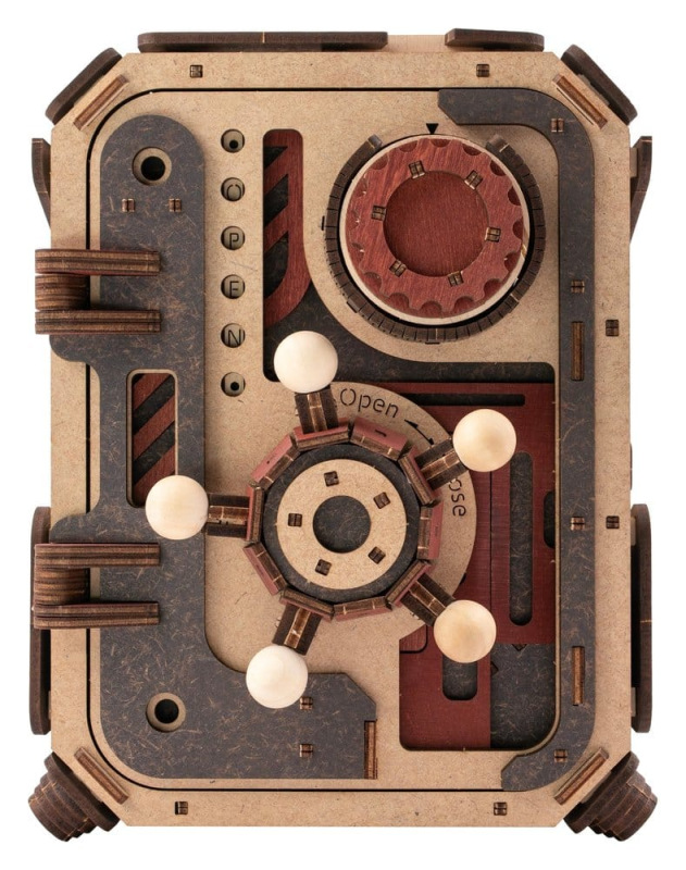 Ugears 3D Wooden Model Kit Safe Too 17 cm 12