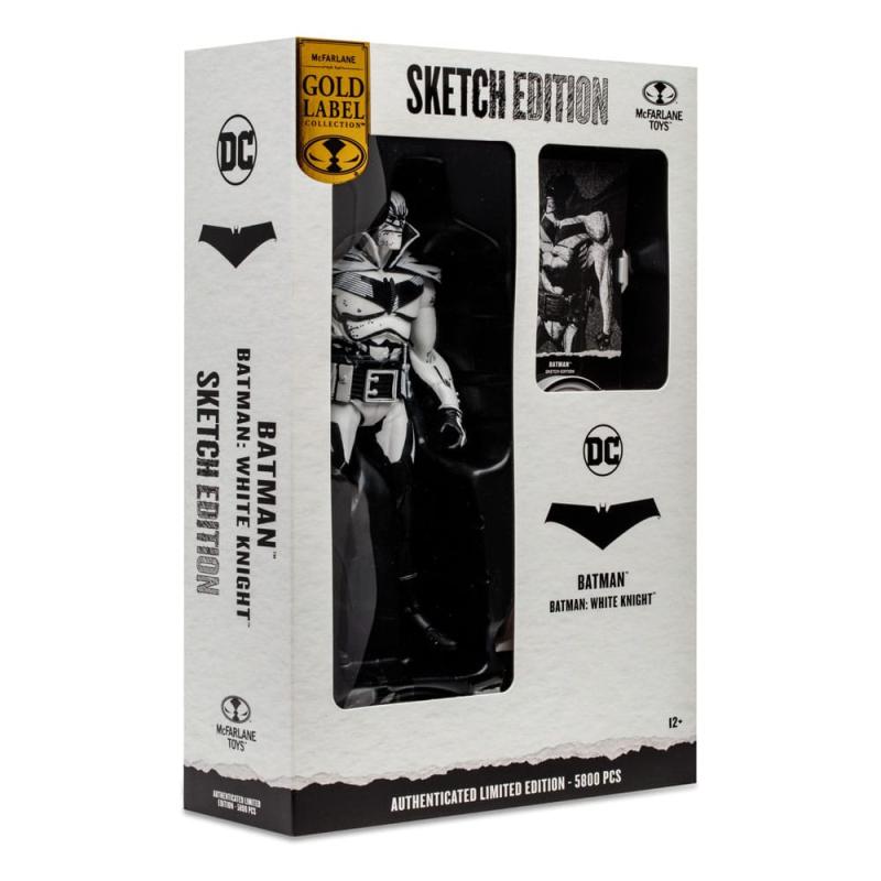 DC Multiverse Action Figure Sketch Edition Batman (Batman: White Knight) (Gold Label) 18 cm