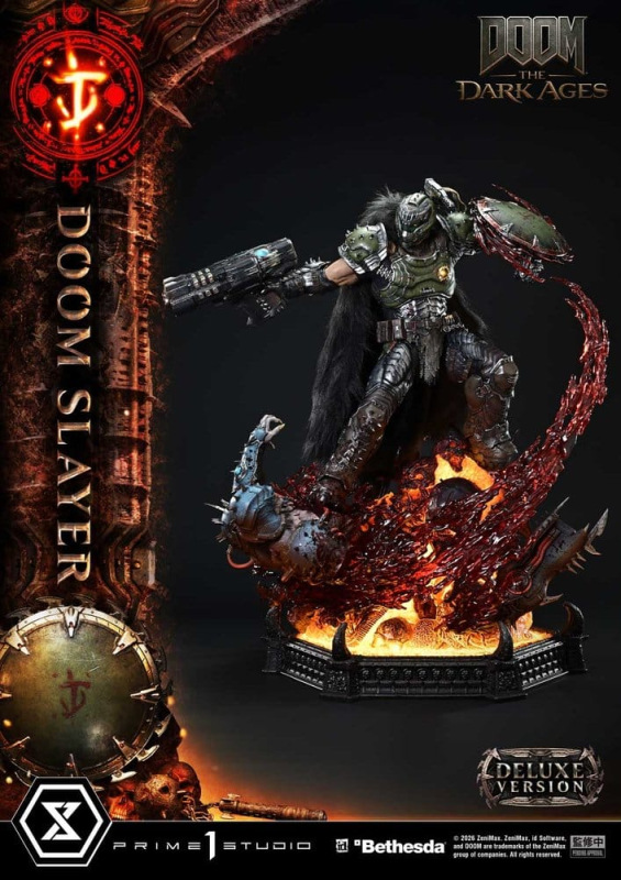 DOOM: The Dark Ages Ultimate Premium Masterline Series Statue 1/4 DOOM Slayer Deluxe Version 77 cm 7