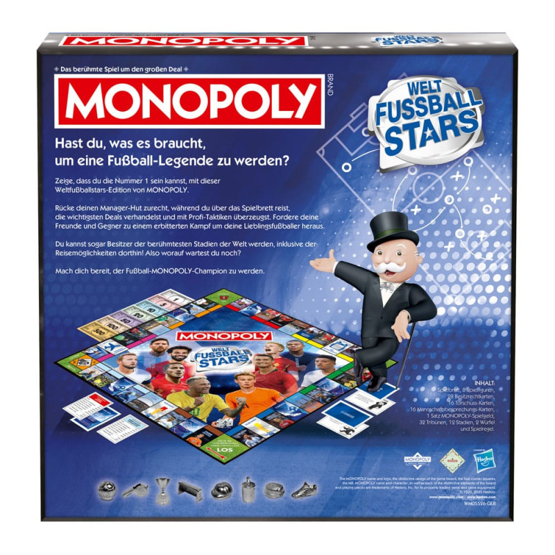 Monopoly Board Game Weltfussballstars *German Version* 2