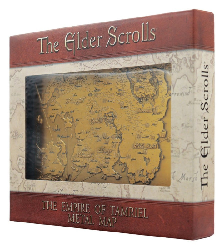 The Elder Scrolls Replica Metal Map of Tamriel Limited Edition 15 x 13 cm 3