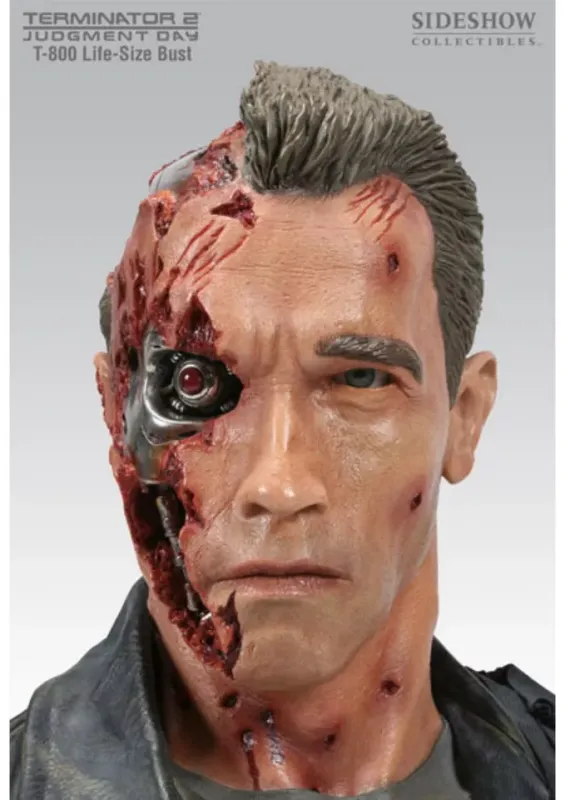 Terminator 2 : Sideshow Collectibles T-800 Life Size Bust 2