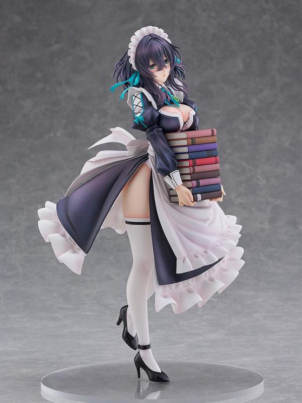 Original Illustration PVC Statue 1/6 Maid Maison Hanikami Kanojo Hikage Chigami Illustration by Piro 1