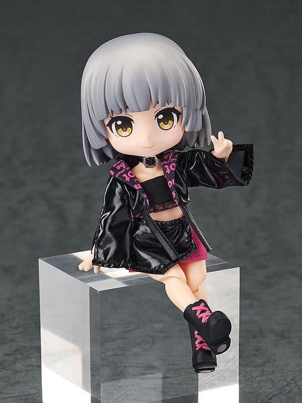 Original Character Accessories for Nendoroid Doll Figures Outfit Set: Idol Outfit - Girl (Rose Red)