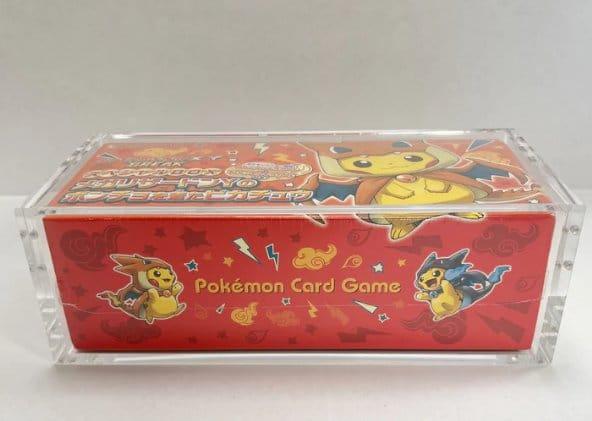 Evoretro Magnetic Acrylic Display Case for Pokémon Center Japanese Special Poncho Pikachu Box 1