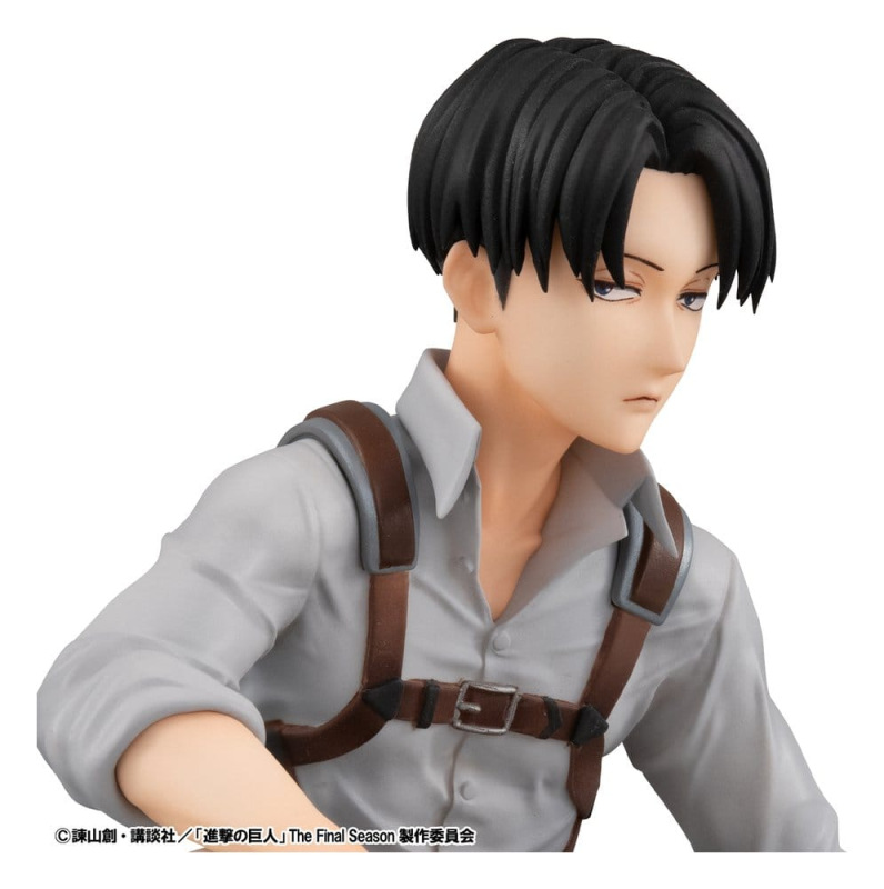 Attack on Titan G.E.M. Series PVC Figure Squad Captain Levi Palm Size 9 cm 7