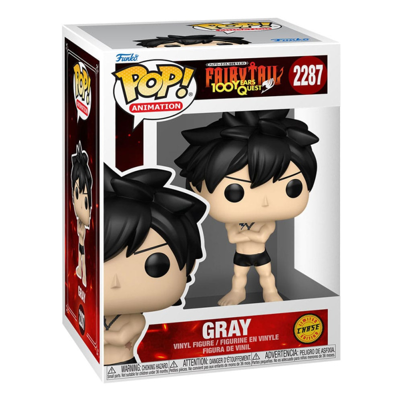 Fairy Tail 100 Year Quest POP! Animation Vinyl Figures Gray w/Chase 9 cm Assortment (6) 3