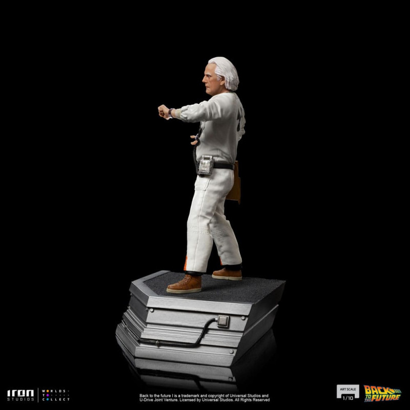 Back to the Future Art Scale Statue 1/10 Doc Brown 22 cm 3