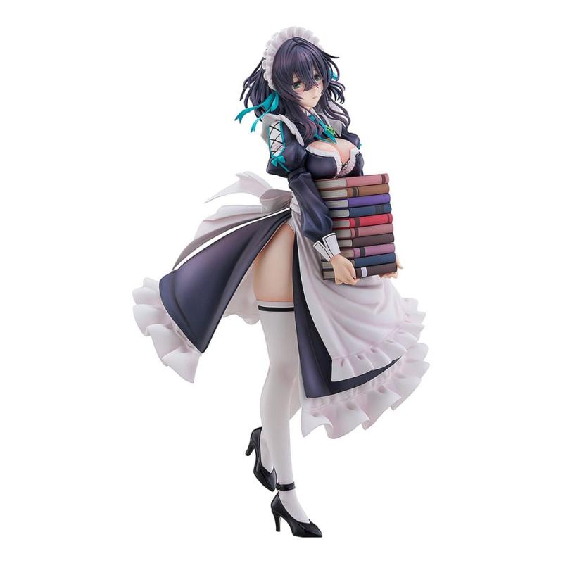 Original Illustration PVC Statue 1/6 Maid Maison Hanikami Kanojo Hikage Chigami Illustration by Piro