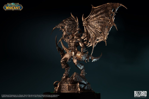 World of Warcraft 1/10 Scale Statue Illidan Stormrage (Bronze-Colored) 34 cm 9