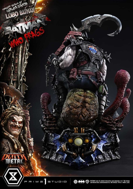 Dark Nights: Death Metal Museum Masterline Statue 1/3 Lobo Batman: Batman Who Frags Deluxe Bonus Ver 10