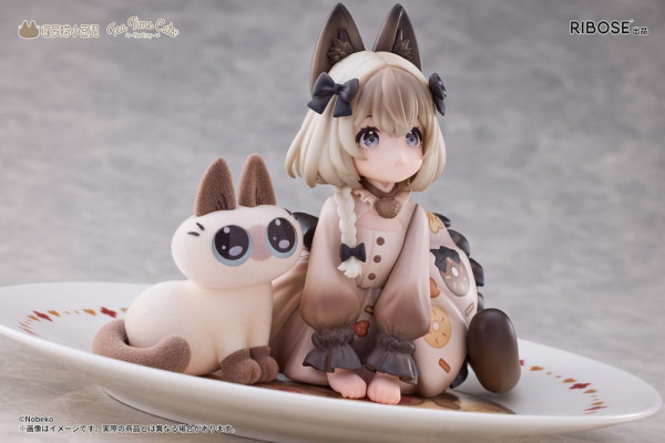 Decorated Life Collection PVC Statue Tea Time Cats x Siamese Cat Azuki-san Friendship Collaboration 13