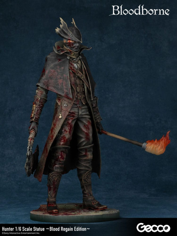 Bloodborne The Old Hunters PVC Statue 1/6 Hunter Blood Regain Edition 32 cm 13