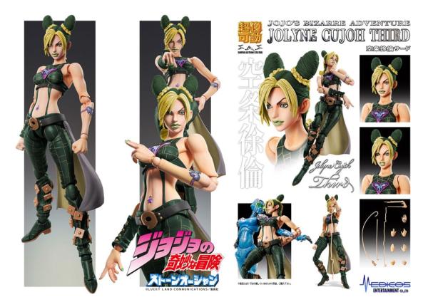 JoJo's Bizarre Adventure Part 6 Stone Ocean Super Action Action Figure Chozokado Jolyne Cujoh Third 6