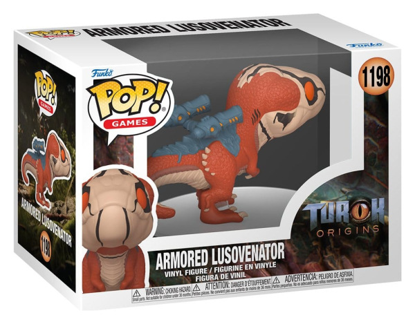 Turok POP! Games Vinyl Figure Armored Lusovenator 9 cm 1