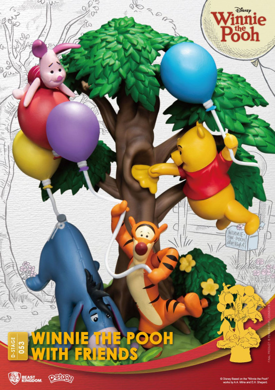 Disney D-Stage PVC Diorama Winnie The Pooh With Friends 16 cm 4