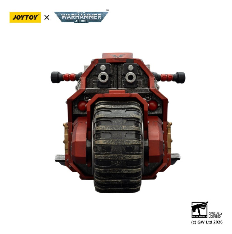 Warhammer 40,000 Raider-pattern Combat Bike Blood Angels with twin-linked bolt rifles 22 cm 6