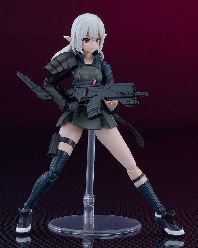 Dolls Nest Plamatea Plastic Model Kit Armored Soldier of Unknown Affiliation 17 cm 8