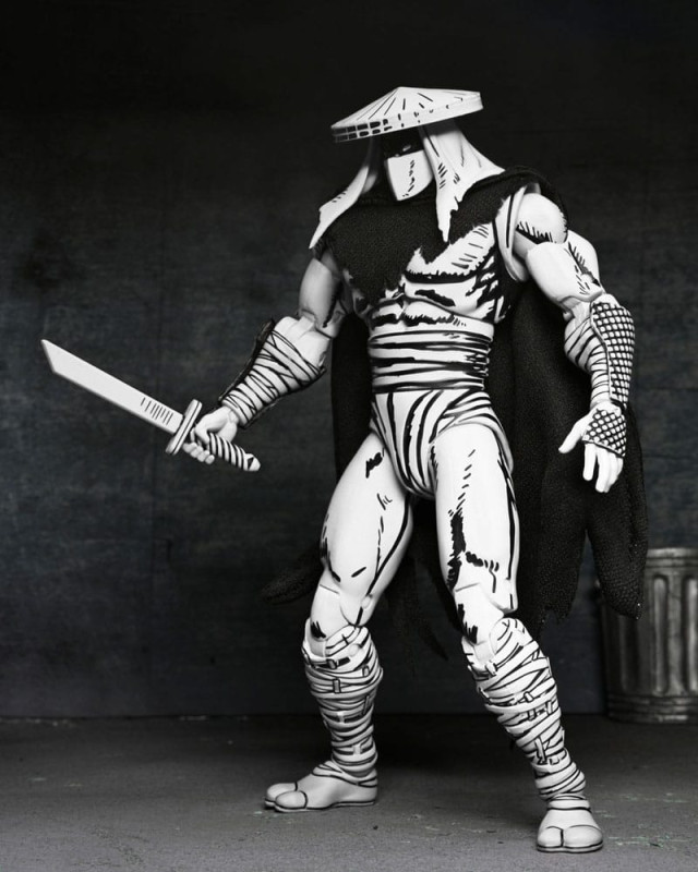 Teenage Mutant Ninja Turtles Action Figure Foot Assassin Black and White 18 cm 6