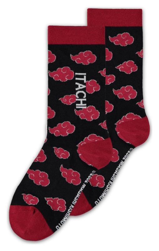 Naruto Socks Sasuke, Kakashi, Itachi 3-Pack 39-42 3