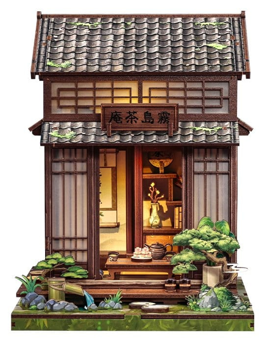 Miniature House Model Kit Kirishima Cha-an 19 x 14 cm