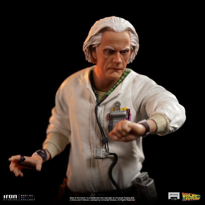 Back to the Future Art Scale Statue 1/10 Doc Brown 22 cm 9