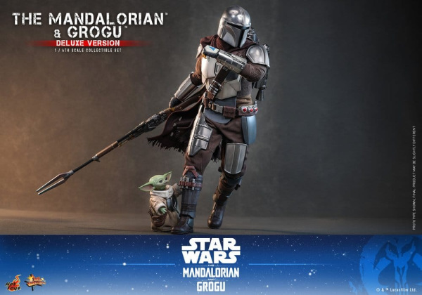Star Wars: The Mandalorian & Grogu Movie Masterpiece Action Figure 1/6 The Mandalorian and Grogu (De 10