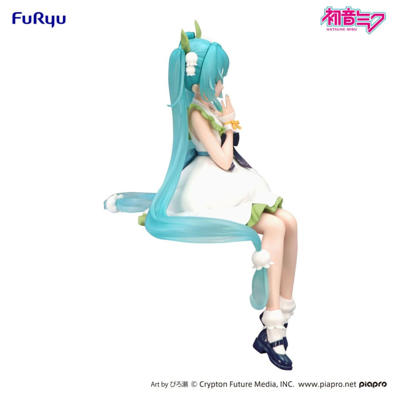 Hatsune Miku Noodle Stopper PVC Statue Flower Fairy Lily of the Valley 14 cm 2