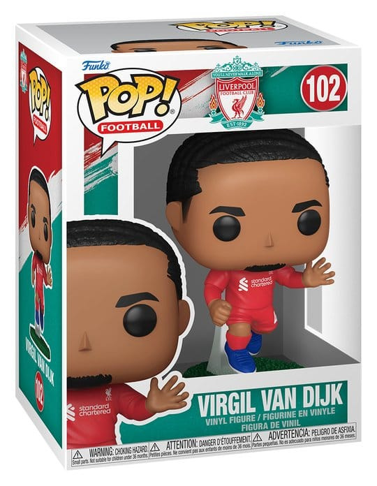 Liverpool F.C. POP! Football Vinyl Figure Virgil Van Dijk 9 cm 1