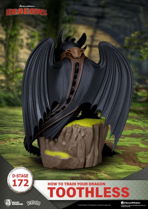 How To Train Your Dragon D-Stage PVC Diorama toothless Statue 14 cm 3