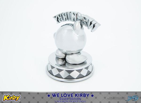 Kirby DieCast Statue We Love Kirby Silver Edition 10 cm 10