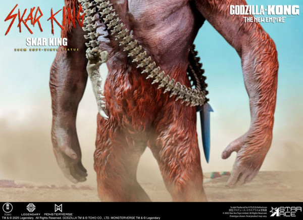 Godzilla vs. Kong: The New Empire Soft Vinyl Statue Skar King Unleash the Titan 30 cm 2