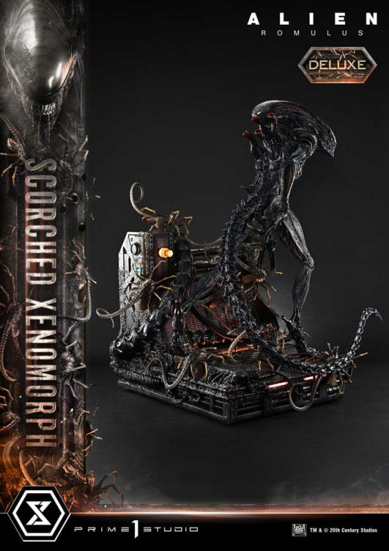 Alien: Romulus Museum Masterline XL Statue 1/3 Scorched Xenomorph Deluxe Bonus Version 98 cm 8