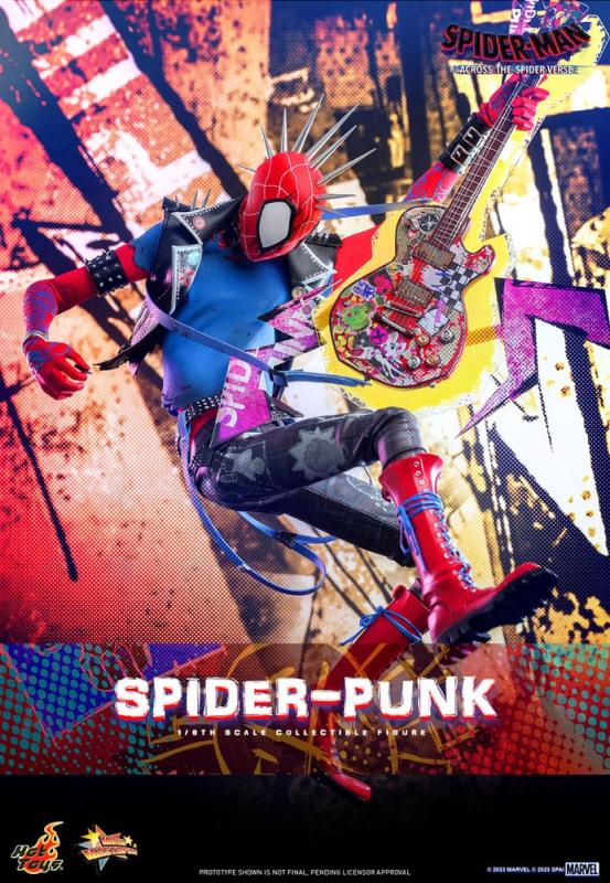 Spider-Man: Across the Spider-Verse Movie Masterpiece Action Figure 1/6 Spider-Punk 32 cm